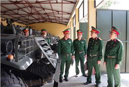 Tổng cục Kỹ thuật kiểm tra công tác báo đảm trật tự, an toàn giao thông tại Bộ CHQS tỉnh Lạng Sơn